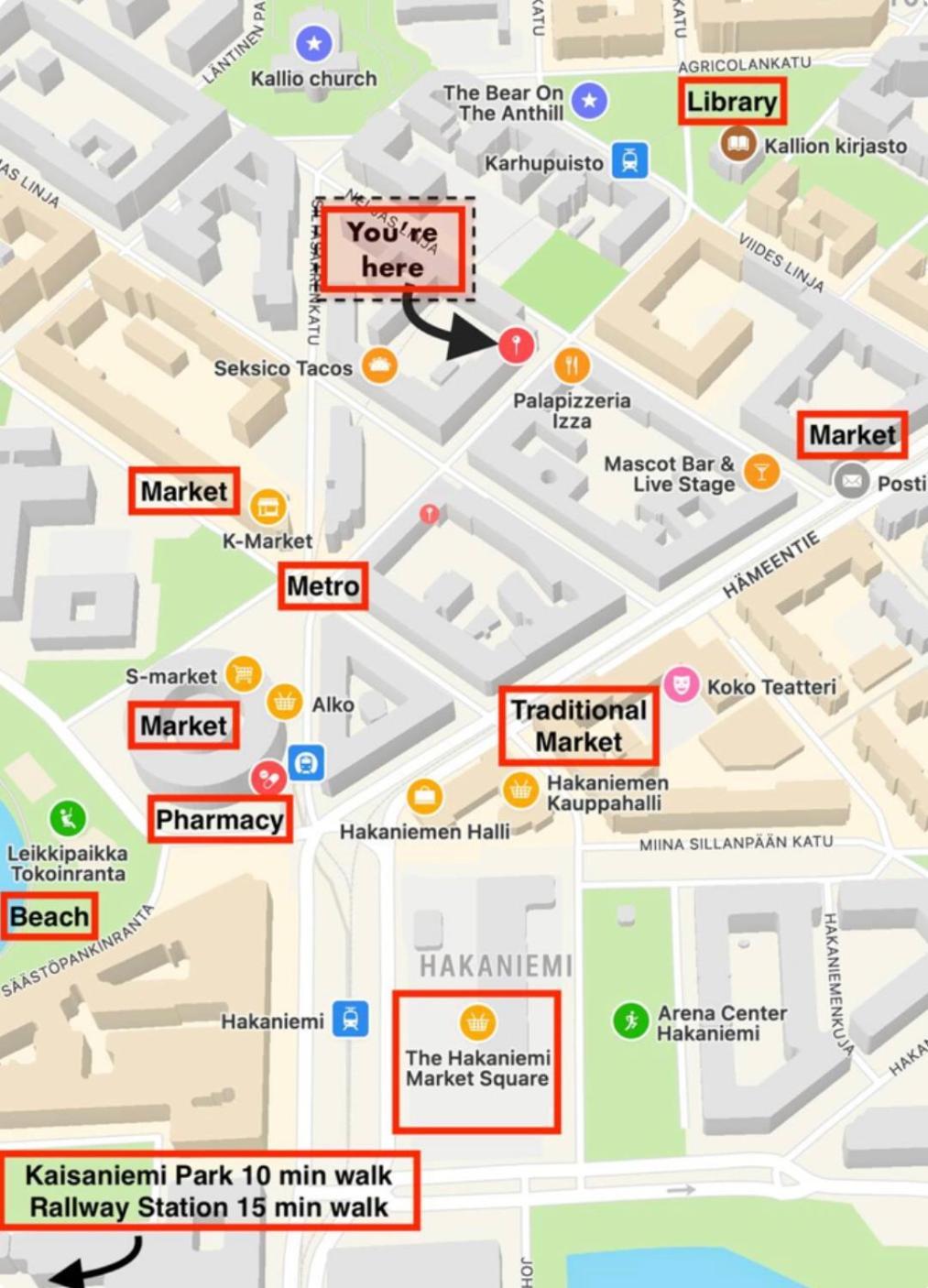 Modern Apartment Urban Tranquil, Great Location And Transport Connections Helsinki Kültér fotó